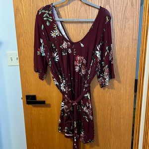 Latched Mama belted nursing top